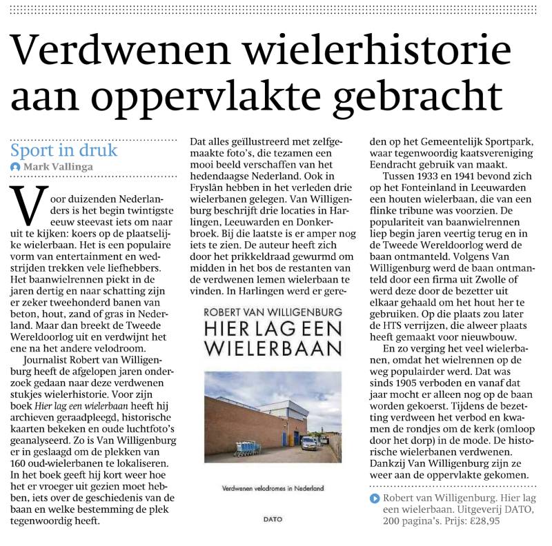 Hier lag een Wielerbaan